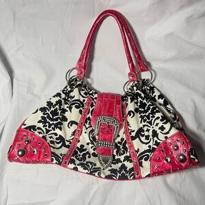 Y2K Belt Buckle Shoulder Purse